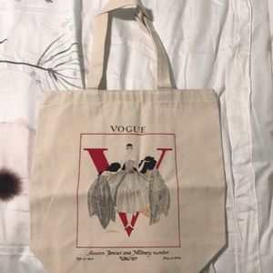 Exclusive vogue magazine canvas bag